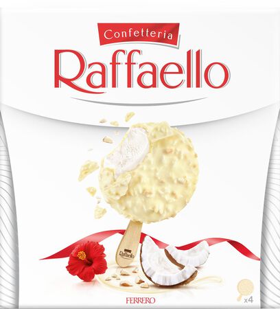 Helado Ferrero Rocher 4 uds Raffaello