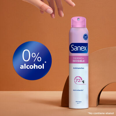 Desodorante spray Sanex Dermo Invisible 72h Antitranspirante 200ml