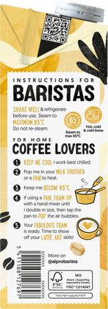 Bebida de avena Barista Alpro 1 litro