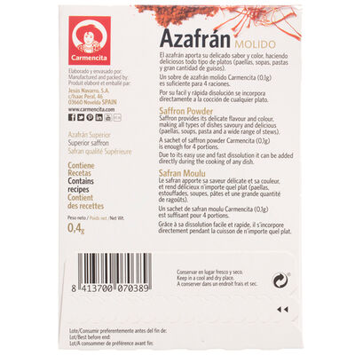 Azafr&aacute;n Carmencita molido