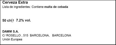 Cerveza doble malta Voll-Damm 50cl