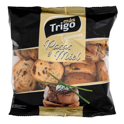 Mini tostas Mastrigo 120g con pasas y miel