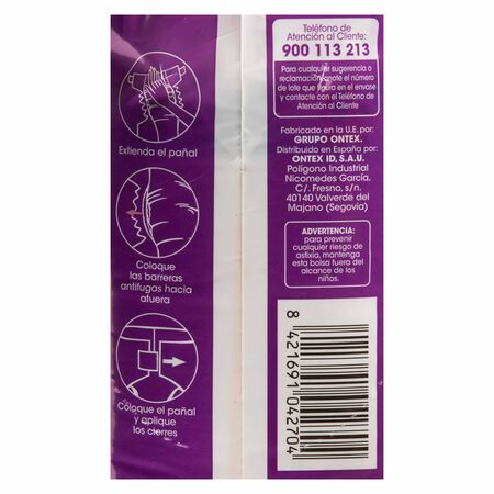 Pañal Bodyplus 40 unidades Talla 2