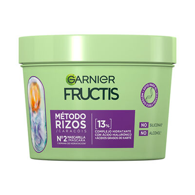 Mascarilla capilar Fructis Garnier 400ml n&ordm;2 m&eacute;todo rizos