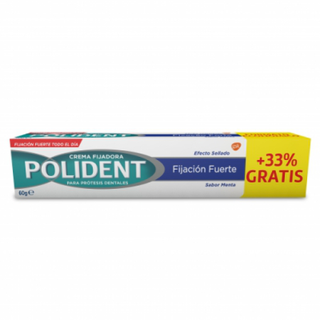 Crema fijadora para prótesis dentales Polident 60g