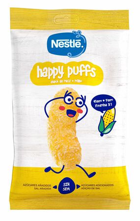 Snack para niños happy puffs Nestlé 28g