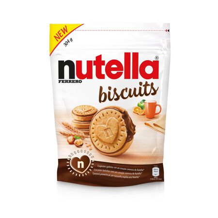 Galletas rellenas Nutella 304g biscuits