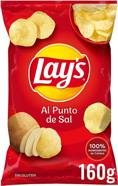 Patatas fritas al punto de sal Lay´s 160g