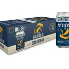 Cerveza rubia sin filtrar El Águila 33cl pack 10