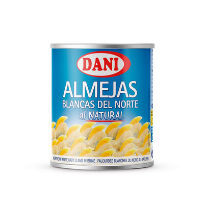 Almejas Blancas del norte al natural Dani 90g
