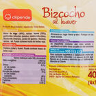 Bizcocho Alipende 400g al huevo