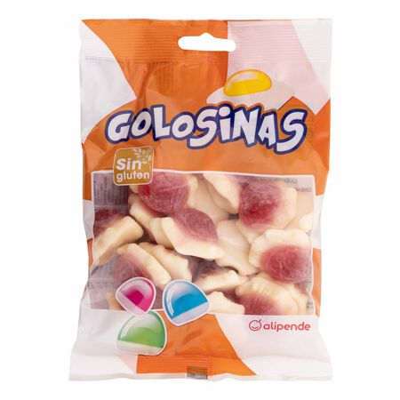 Golosina fresón relleno Alipende 200g