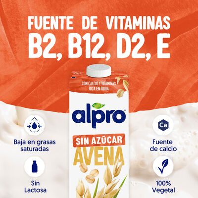 Alpro Avena sin az&uacute;car 1L