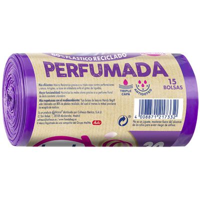 Bolsa Basura Handy Bag Perfumada 30L 12 nolsas