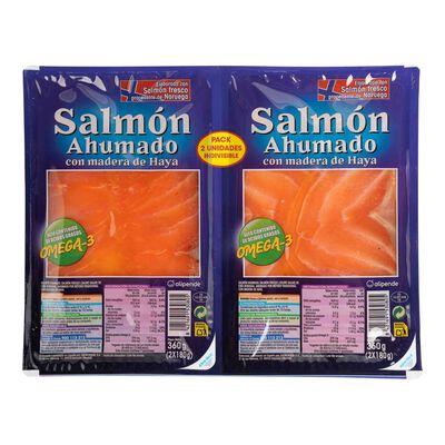 Salmón ahumado Alipende 2x180g