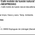 Café Espresso Roast Intensidad 11 Starbucks Nespresso 10 Cápsulas