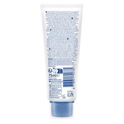 Desodorante crema corporal men Sanex fresh defence 75 ml