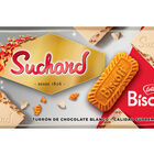 Turr&oacute;n de chocolate blanco crujiente con galleta Lotus Suchard 230g