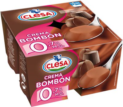 Crema bomb&oacute;n Clesa pack 4