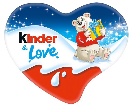 Chocolatina de corazón Kinder 37g