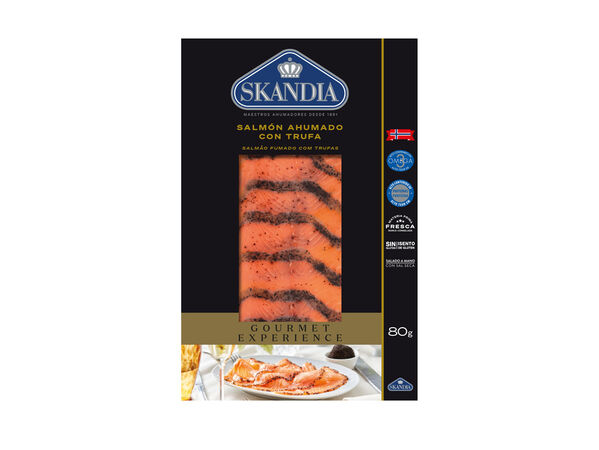 Salmón ahumado Skandia 80g con trufa