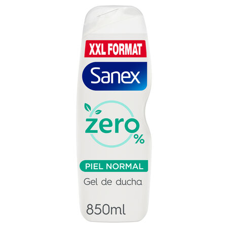 Gel de ducha Sanex 850 ml zero para piel normal