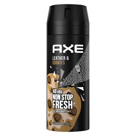 Desodorante en spray Axe 48h non stop fresh 150ml leather&cookies