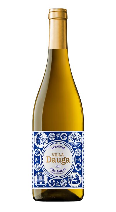 Vino blanco Albari&ntilde;o DO R.Baixas Villa Dauga 75cl