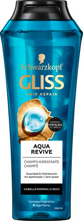 Champu Gliss 250ml Aqua Revive Hidratante Cabello Normal O Seco