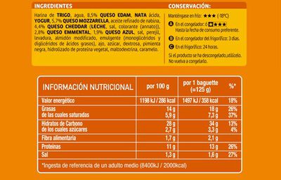 Pannini Dr Oetker 250g 4 quesos