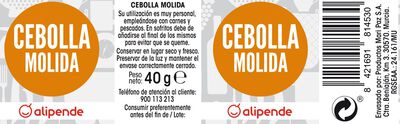 Cebolla Alipende 40g molida