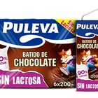 Batido sin lactosa Puleva 200ml pack 6 chocolate