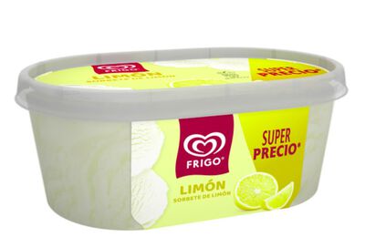 Helado sorbete con sabor a limón Frigo 1l