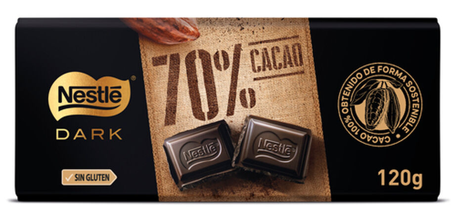 Chocolate negro Nestlé 120g 70% de cacao