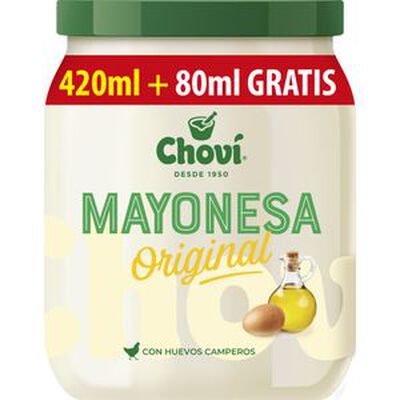 Mayonesa clásica Chovi 420ml + 80ml