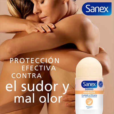 Desodorante roll-on Sanex Dermo Sensitive 48h antitranspirante, 50ml