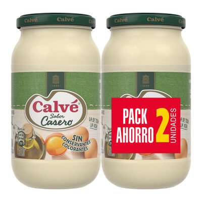 Salsa fina casera Calvé 430ml pack-2