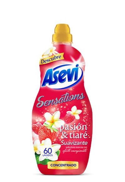 Suavizante Concentrado Asevi 60 Lavados Pasión & Tiaré