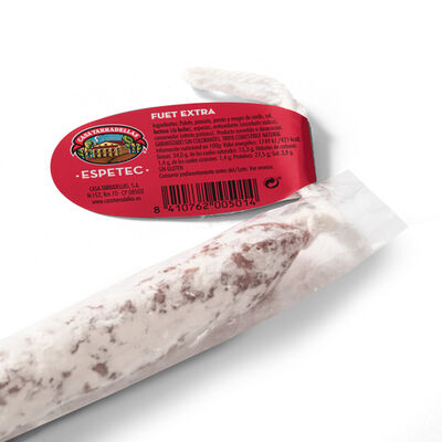 Fuet espetec Casa Tarradellas pieza 180g