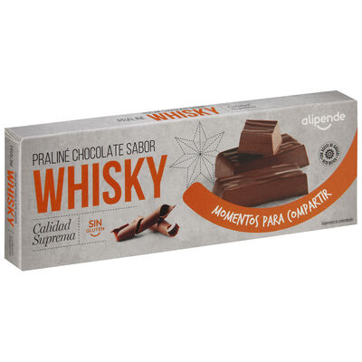 Praliné de chocolate al whisky Alipende 150g