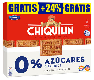 Galletas sin azúcar Chiquilin 422g+103g