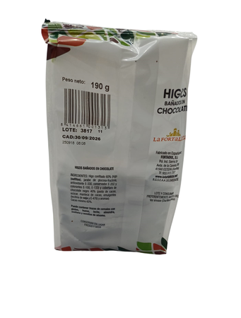 Higo ba&ntilde;ado en chocolate La Fortaleza 190g