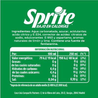 Refresco Lima-Lim&oacute;n Sprite 500ml