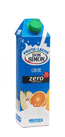 Fruta con leche sin azúcar añadido Caribe Don Simon 1l