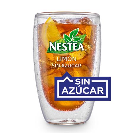 Refresco té negro Nestea sin azúcar lata 33cl limón