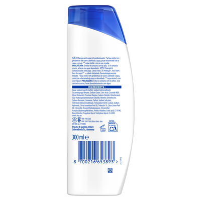 Champ&uacute; 2 en 1 citrus fresh H&S 300 ml