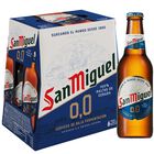 Cerveza sin alcohol San Miguel 0,0% pack 6 botellas 25cl