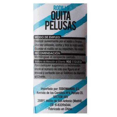 Rodillo quitapelusas Lanta