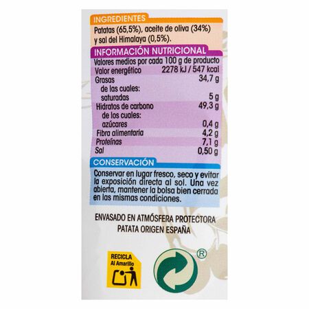 Patatas fritas Alipende 150g soria