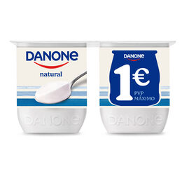 Yogur natural Danone pack 4